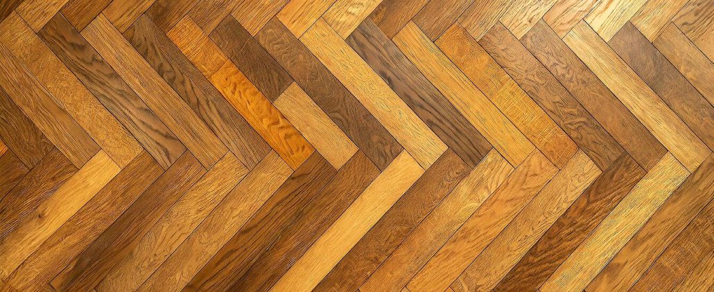wooden floor cleaning - herringbone flooring